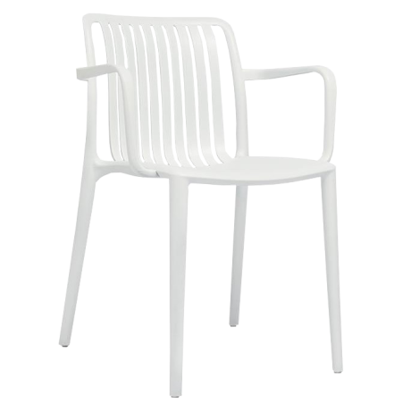 Zero Arm Chair Polypropylene - White